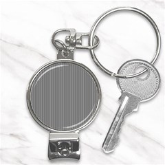 Stripe Line Pattern Black Lines Nail Clippers Key Chain