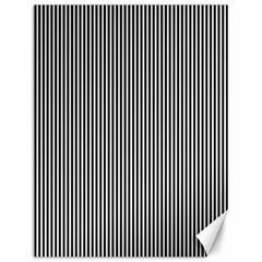 Stripe Line Pattern Black Lines Canvas 12  x 16 