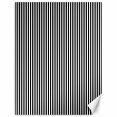 Stripe Line Pattern Black Lines Canvas 18  x 24 