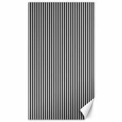 Stripe Line Pattern Black Lines Canvas 40  x 72 