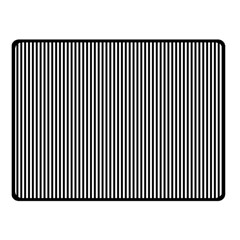 Stripe Line Pattern Black Lines Fleece Blanket (small) by Ravend