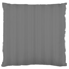 Stripe Line Pattern Black Lines Large Cushion Case (One Side)