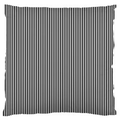 Stripe Line Pattern Black Lines Large Premium Plush Fleece Cushion Case (One Side)