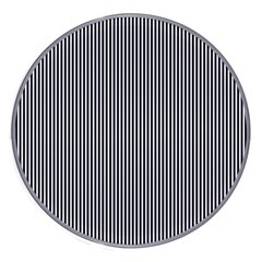 Stripe Line Pattern Black Lines Wireless Fast Charger(White)