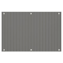 Stripe Line Pattern Black Lines Banner And Sign 6  X 4  by Ravend