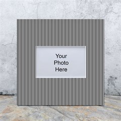 Stripe Line Pattern Black Lines White Box Photo Frame 4  X 6  by Ravend