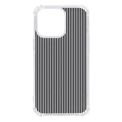 Stripe Line Pattern Black Lines Iphone 13 Pro Tpu Uv Print Case