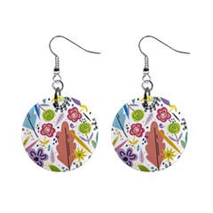 Flower Spring Mini Button Earrings by Ravend