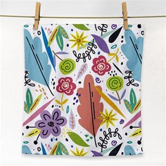 Flower Spring Face Towel by Ravend