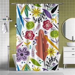 Flower Spring Shower Curtain 48  X 72  (small)  by Ravend