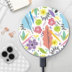 Flower Spring Wireless Fast Charger(white) by Ravend