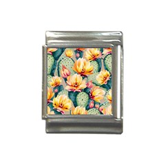 Prickly Pear Cactus Flower Plant Italian Charm (13mm) by Ravend