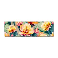 Prickly Pear Cactus Flower Plant Sticker Bumper (100 Pack) by Ravend