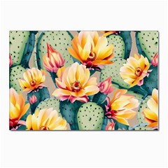 Prickly Pear Cactus Flower Plant Postcard 4 x 6  (pkg Of 10) by Ravend