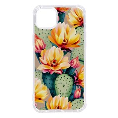 Prickly Pear Cactus Flower Plant Iphone 14 Plus Tpu Uv Print Case by Ravend