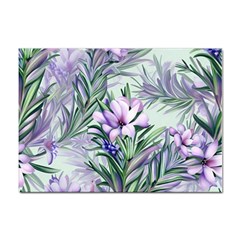 Beautiful Rosemary Floral Pattern Sticker A4 (10 Pack) by Ravend