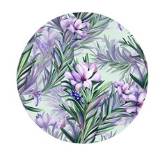 Beautiful Rosemary Floral Pattern Mini Round Pill Box (pack Of 3)