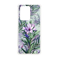 Beautiful Rosemary Floral Pattern Samsung Galaxy S20 Ultra 6 9 Inch Tpu Uv Case by Ravend