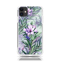 Beautiful Rosemary Floral Pattern Iphone 11 Tpu Uv Print Case by Ravend