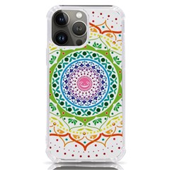 Mandala Pattern Rainbow Pride Iphone 13 Pro Max Tpu Uv Print Case