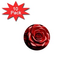 Roses Flowers Plant 1  Mini Buttons (10 Pack)  by Ravend