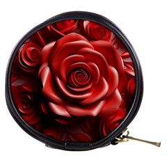 Roses Flowers Plant Mini Makeup Bag by Ravend