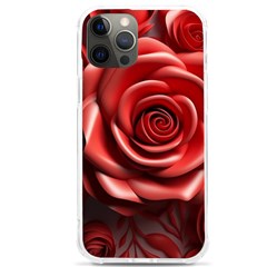 Roses Flowers Plant Iphone 12 Pro Max Tpu Uv Print Case by Ravend