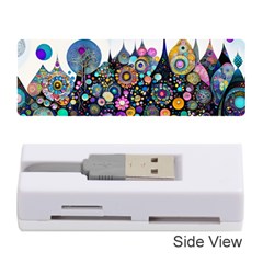 Flower Flowers Flora Floral Nature Watercolor Art Texture Memory Card Reader (stick) by Ravend