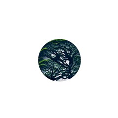 Tree Leaf Green Forest Wood Natural Nature 1  Mini Buttons by Ravend