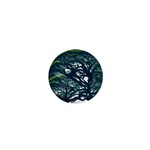 Tree Leaf Green Forest Wood Natural Nature 1  Mini Magnets Front