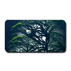 Tree Leaf Green Forest Wood Natural Nature Medium Bar Mat by Ravend