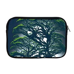 Tree Leaf Green Forest Wood Natural Nature Apple Macbook Pro 17  Zipper Case by Ravend