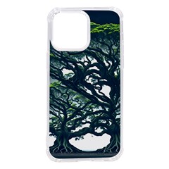 Tree Leaf Green Forest Wood Natural Nature Iphone 14 Pro Max Tpu Uv Print Case by Ravend