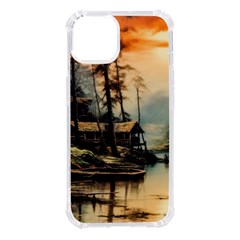 Fantasy Landscape Foggy Mysterious Iphone 14 Tpu Uv Print Case by Ravend