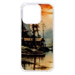 Fantasy Landscape Foggy Mysterious iPhone 14 Pro TPU UV Print Case Front