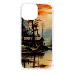 Fantasy Landscape Foggy Mysterious Iphone 13 Mini Tpu Uv Print Case by Ravend