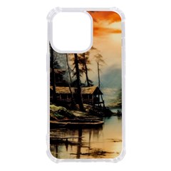 Fantasy Landscape Foggy Mysterious Iphone 13 Pro Tpu Uv Print Case by Ravend