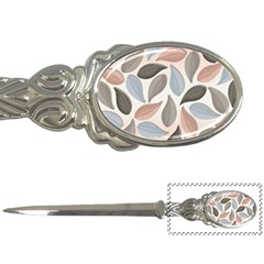 Leaves Pastel Background Nature Letter Opener by Ravend