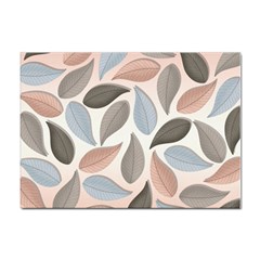 Leaves Pastel Background Nature Sticker A4 (100 Pack) by Ravend