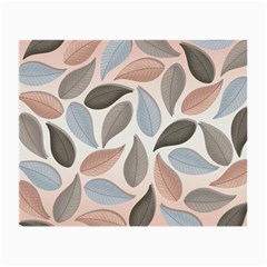 Leaves Pastel Background Nature Small Glasses Cloth (2 Sides) by Ravend