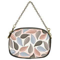 Leaves Pastel Background Nature Chain Purse (one Side) by Ravend