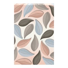 Leaves Pastel Background Nature Shower Curtain 48  X 72  (small)  by Ravend