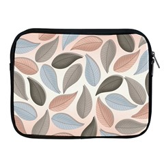 Leaves Pastel Background Nature Apple Ipad 2/3/4 Zipper Cases by Ravend