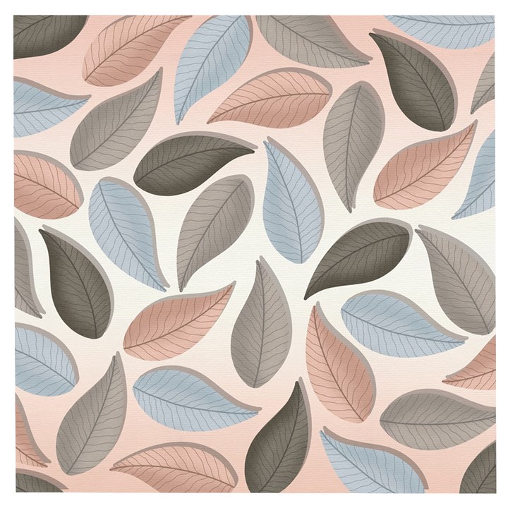 Leaves Pastel Background Nature Wooden Puzzle Square