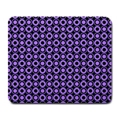 Mazipoodles Purple Donuts Polka Dot  Large Mousepad by Mazipoodles