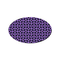 Mazipoodles Purple Donuts Polka Dot  Sticker (oval) by Mazipoodles