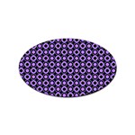 Mazipoodles Purple Donuts Polka Dot  Sticker (Oval) Front