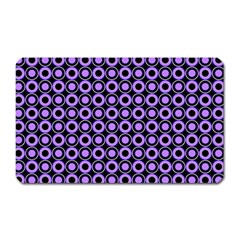 Mazipoodles Purple Donuts Polka Dot  Magnet (rectangular) by Mazipoodles