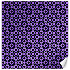 Mazipoodles Purple Donuts Polka Dot  Canvas 12  X 12  by Mazipoodles