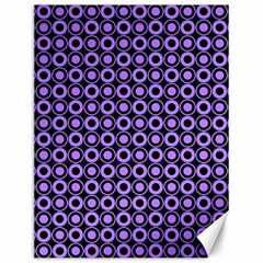 Mazipoodles Purple Donuts Polka Dot  Canvas 12  X 16  by Mazipoodles